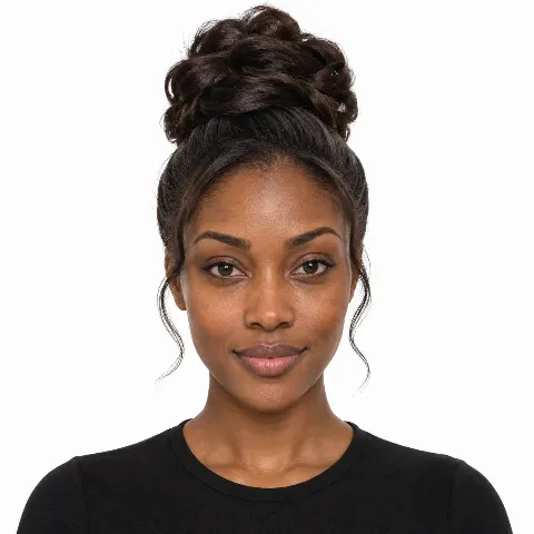Chignon structuré (updo)