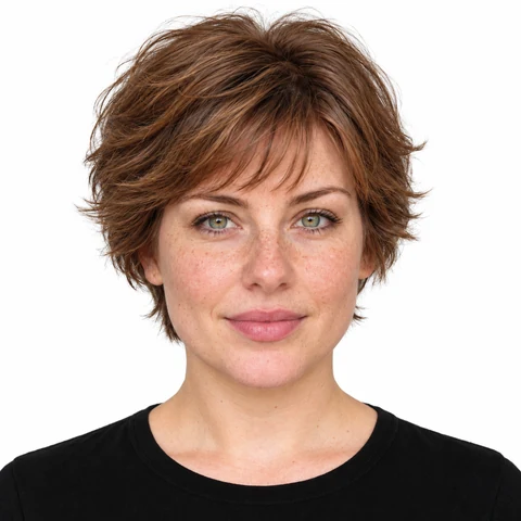 Coupe courte plume