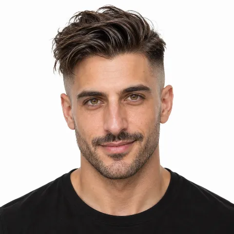 Dégradé haut + dessus long texturé