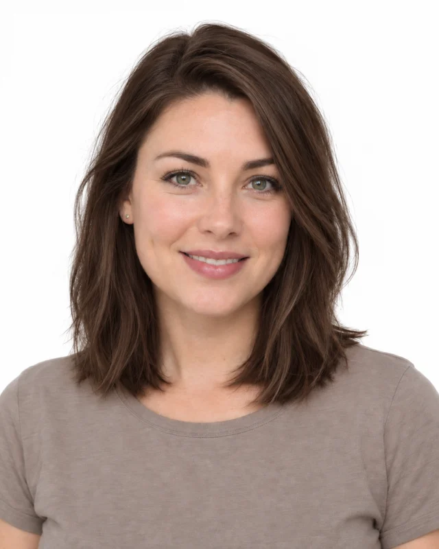 Projection Brun chocolat sur le même visage